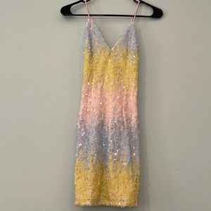 Sequin mini dress